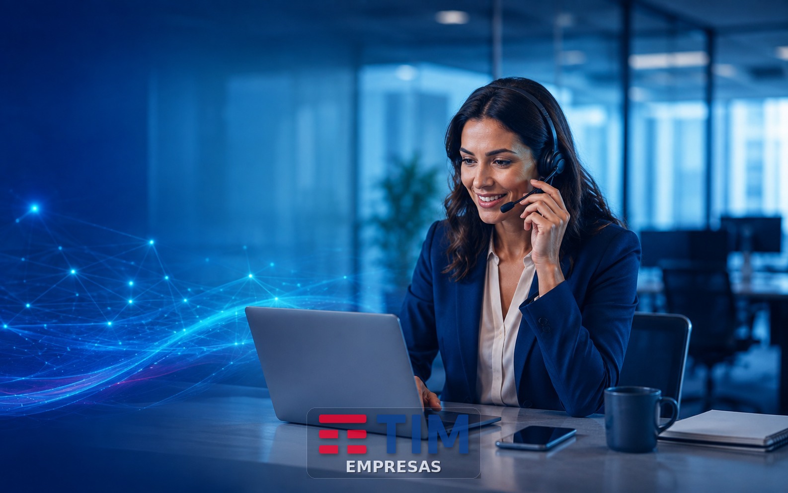 Atendimento comercial TIM Empresas no Paraná
